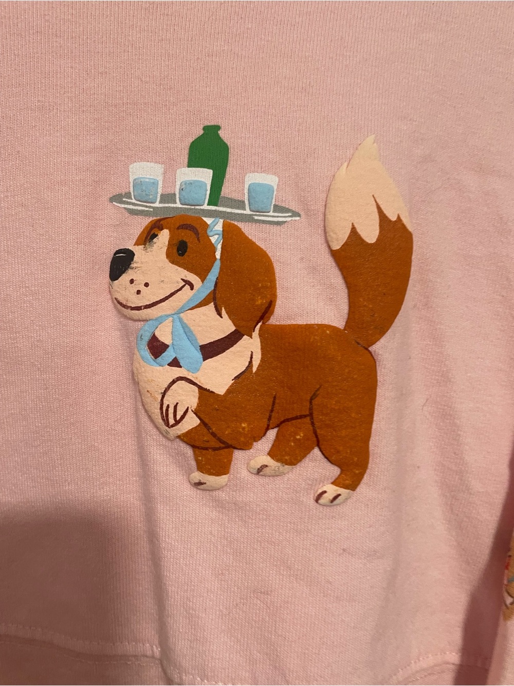 Rare Pink Disney Dog Print Spirit Jersey women’s XS - Picture 5 of 6